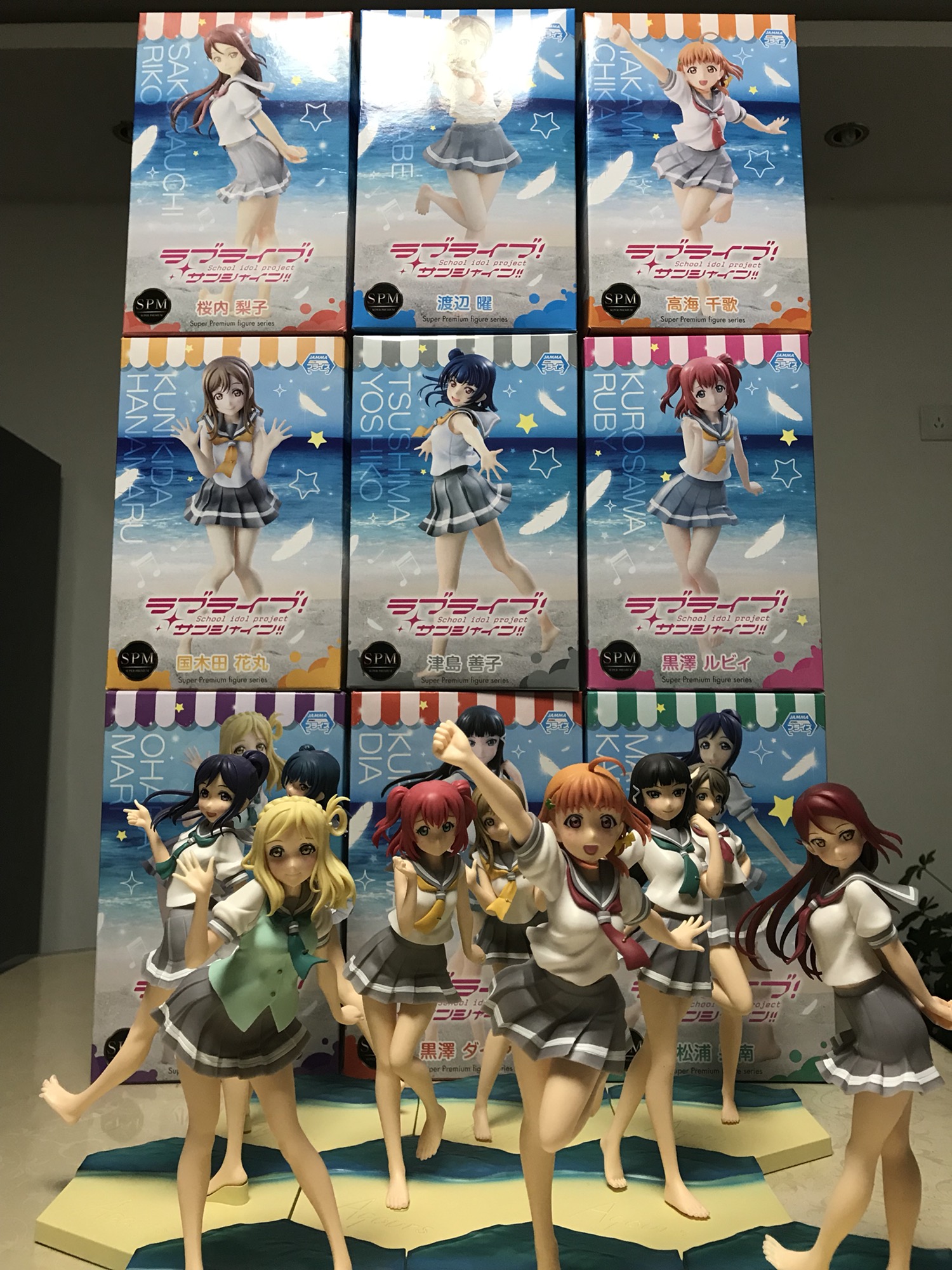 lovelive sunshine 海边校服 景品 手办